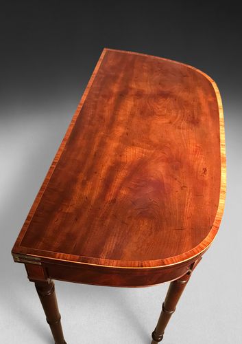 Sheraton Mahogany Card table
