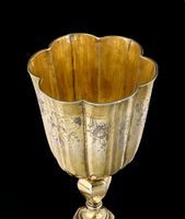 A fine Silver gilt wine cup, German or Swiss c.1630