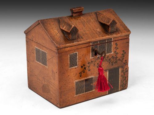 Folk House Sewing Box