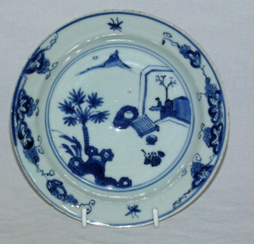 Chinese 17th Century blue and White ming Ko-sometsuke Plate