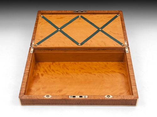 Antique Maple Writing Box