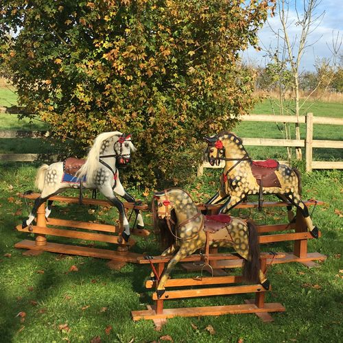 Large rocking horse by Collinson