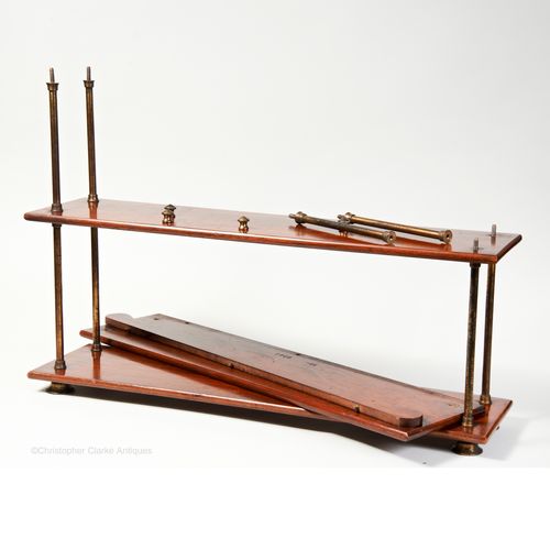 Campaign Shelves Made of Teak & Brass