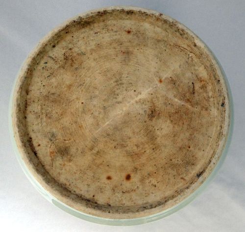 Chinese Blue and White 19th Century Brush Pot / Bitong