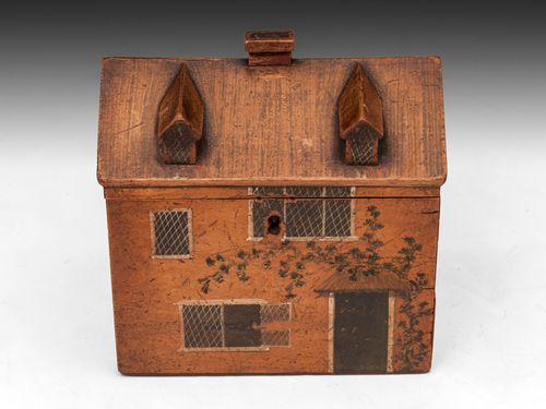 Folk House Sewing Box