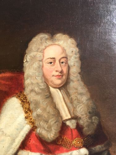 After Michael Dahl - Portrait of 1st Earl of Hardwicke - oil on canvas