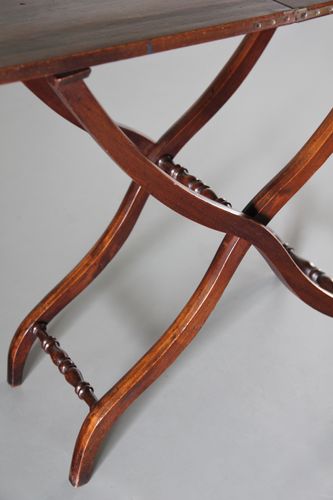 19th Century Mahogany Folding Coaching Table