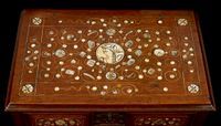 A Walnut table cabinet, English c.1670
