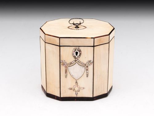 Antique Ivory Tea Caddy