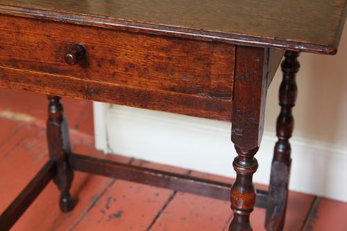 Early 18th Century Oak Side Table