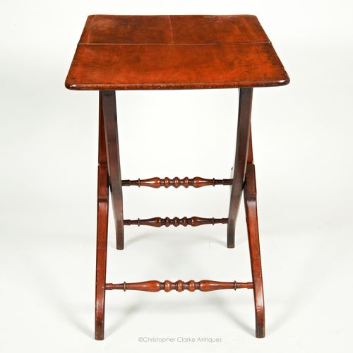 Folding Mahogany Coaching Table