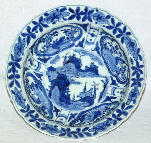 Chinese Ming porcelain Kraak Dish