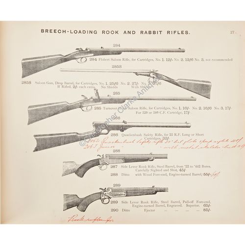 Gun Catalogue For Chas. Osborne & Co. of Birmingham