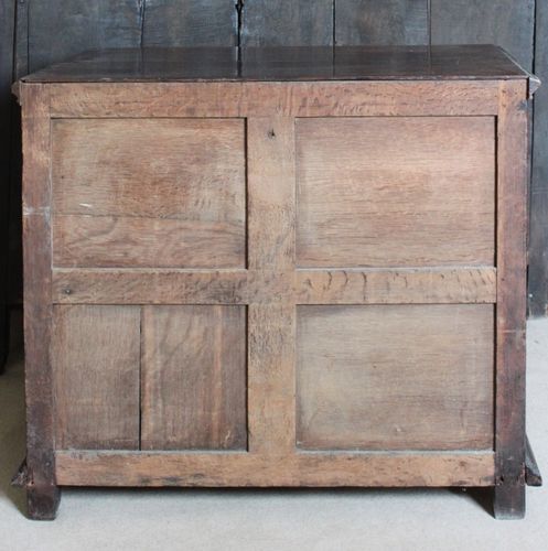 Charles II Moulded Front Oak Chest of Drawers