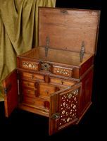 A Walnut table cabinet, English c.1670