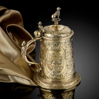 A silver gilt Renaissance Tankard