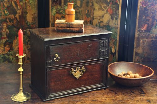 18th Century Oak Table Cabinet with Drawer