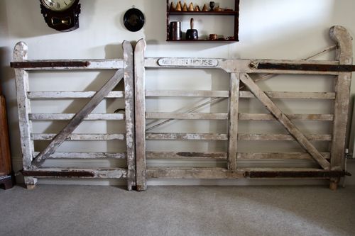 Early 20th Century Wooden Country House Gates