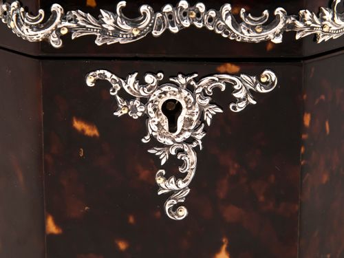 Tortoiseshell Tea Caddy
