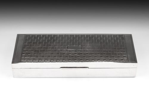 Art Deco Silver Cigar Box