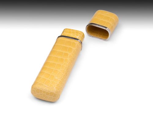 Asprey Crocodile Cigar Case