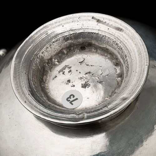 A Fine and Rare low footed Silver Bowl, Trapani, Sicily C.1690
