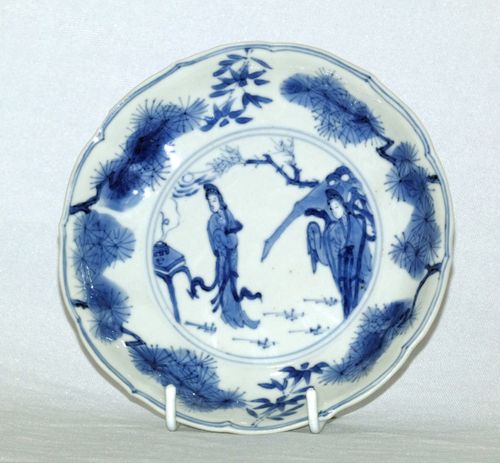 Kangxi Blue and White Porcelain Plate