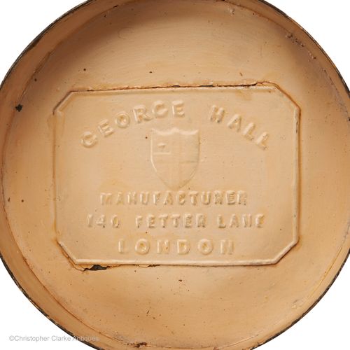 Toleware Collar Tin by George Hall of Fetter Lane