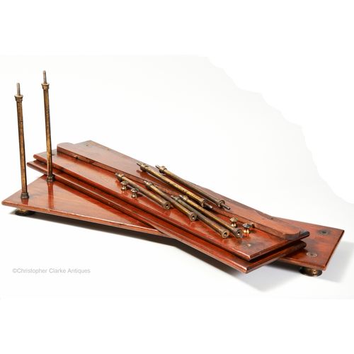 Campaign Shelves Made of Teak & Brass