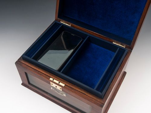 Glazed Walnut Jewellery Box