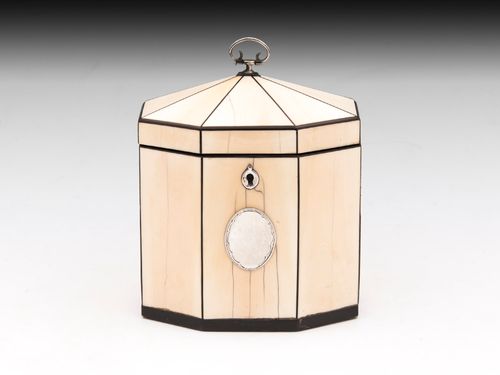 Antique Ivory Tea Caddy
