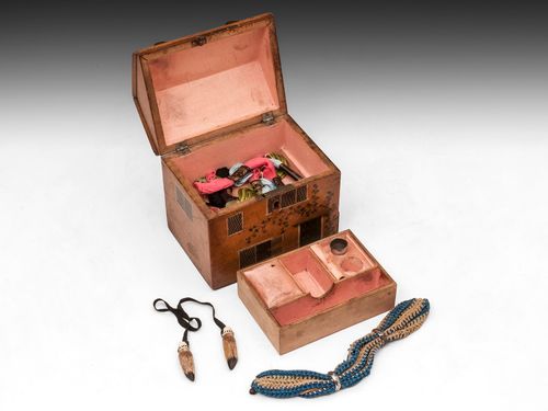 Folk House Sewing Box