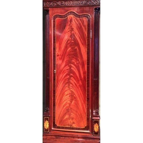 George III Mahogany Longcase Clock by Barwise
