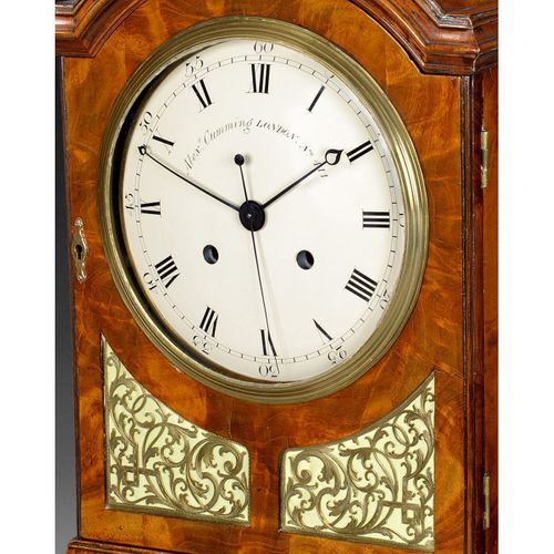 George III Mahogany Bracket Clock by Alexr. Cumming of London