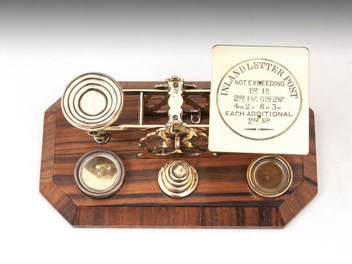 S. Mordan & Co Brass Postal Scales