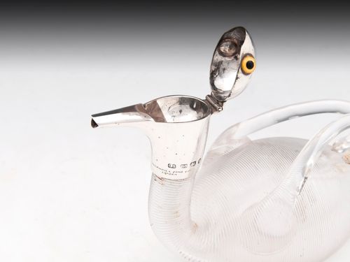 Antique Duck Liqueur Decanters