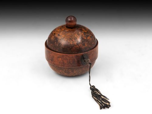 Rare Antique Sycamore Tea Caddy