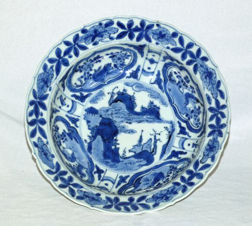 Chinese Ming porcelain Kraak Dish