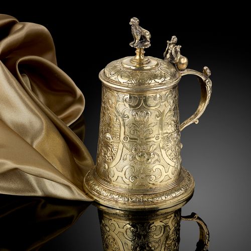 A silver gilt Renaissance Tankard
