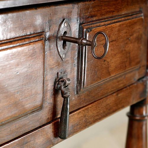 17th Century Spanish Walnut Side Table