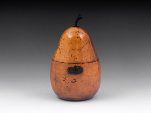 Pear Antique Tea Caddy