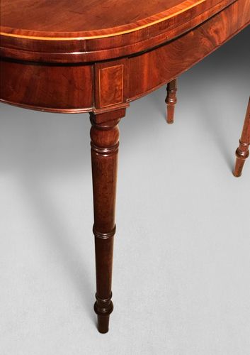 Sheraton Mahogany Card table