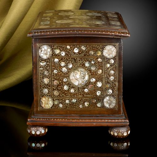 A Walnut Casket C.1670-1680