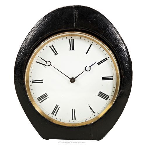 Cased Travel Drum Clock By Pierret