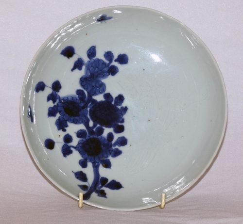 Ko-sometsuke Ming Blue and White Porcelain Plate