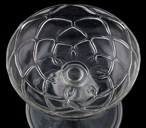A Small Cristallo Glass Tazza; the Low Countries, first half of the 17th century.