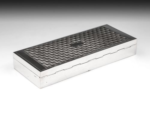 Art Deco Silver Cigar Box