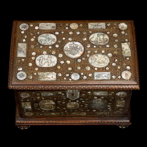 A Walnut Casket C.1670-1680