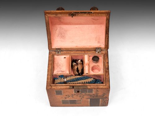 Folk House Sewing Box