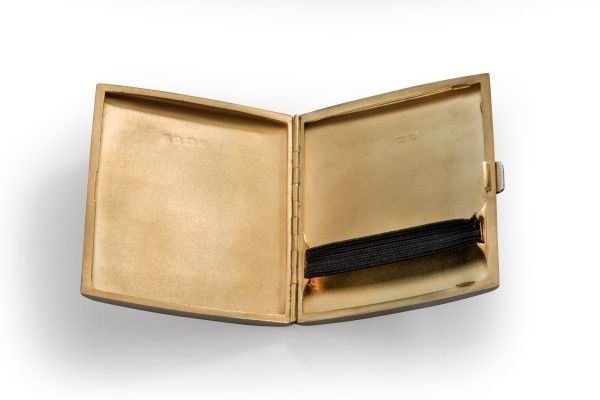 Cigarette Case in Silver and Enamel from Hermès Paris, 20th Century for  sale at Pamono